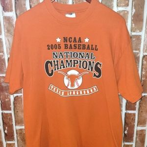 Texas Longhorns baseball 2005 National Champions shirt  size XL